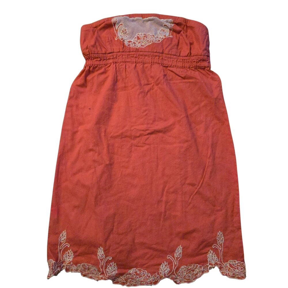 Y2k Billabong Dress Small Midi Dress Strapless Back Hit Preppy Festival